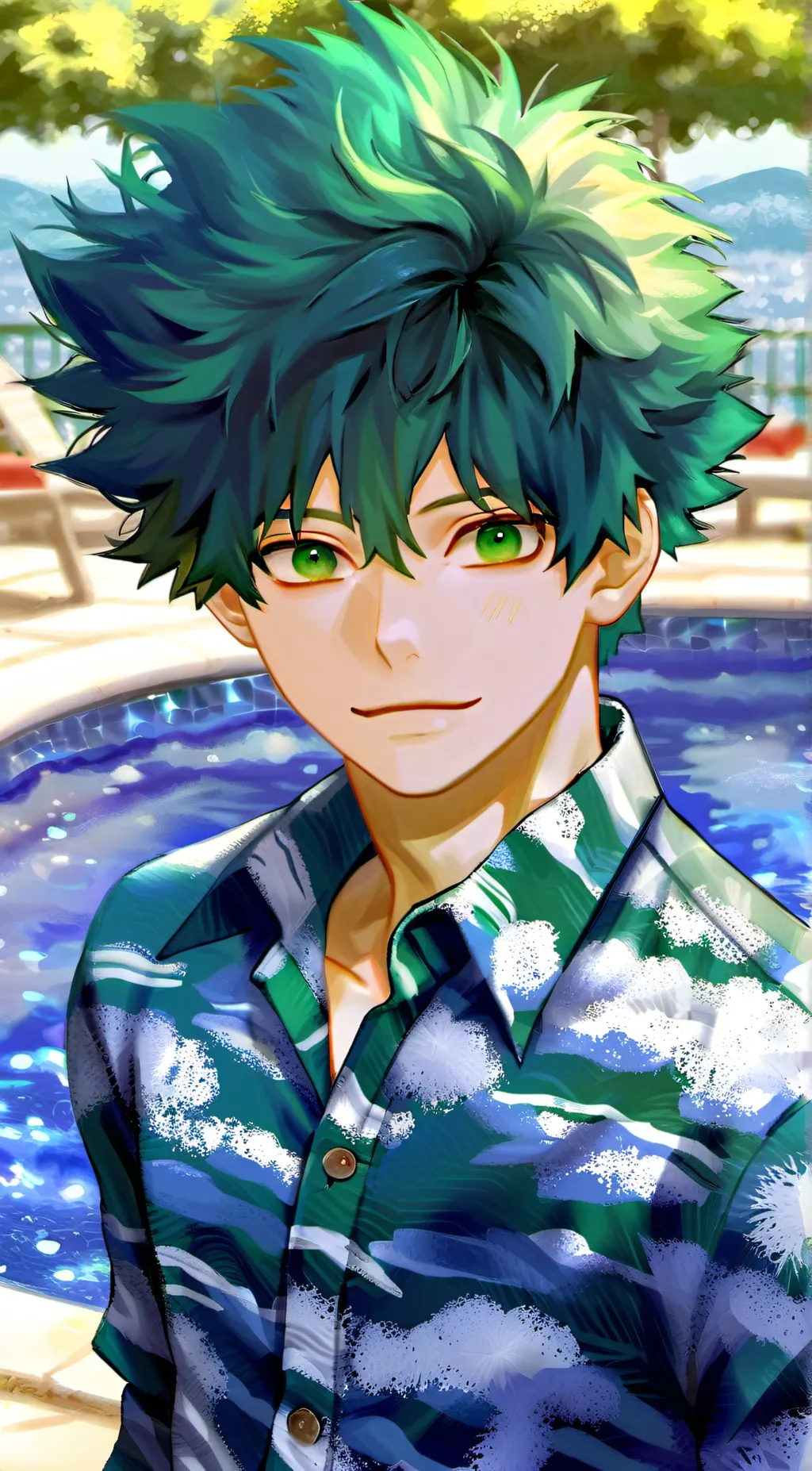 ai character: Midoriya background