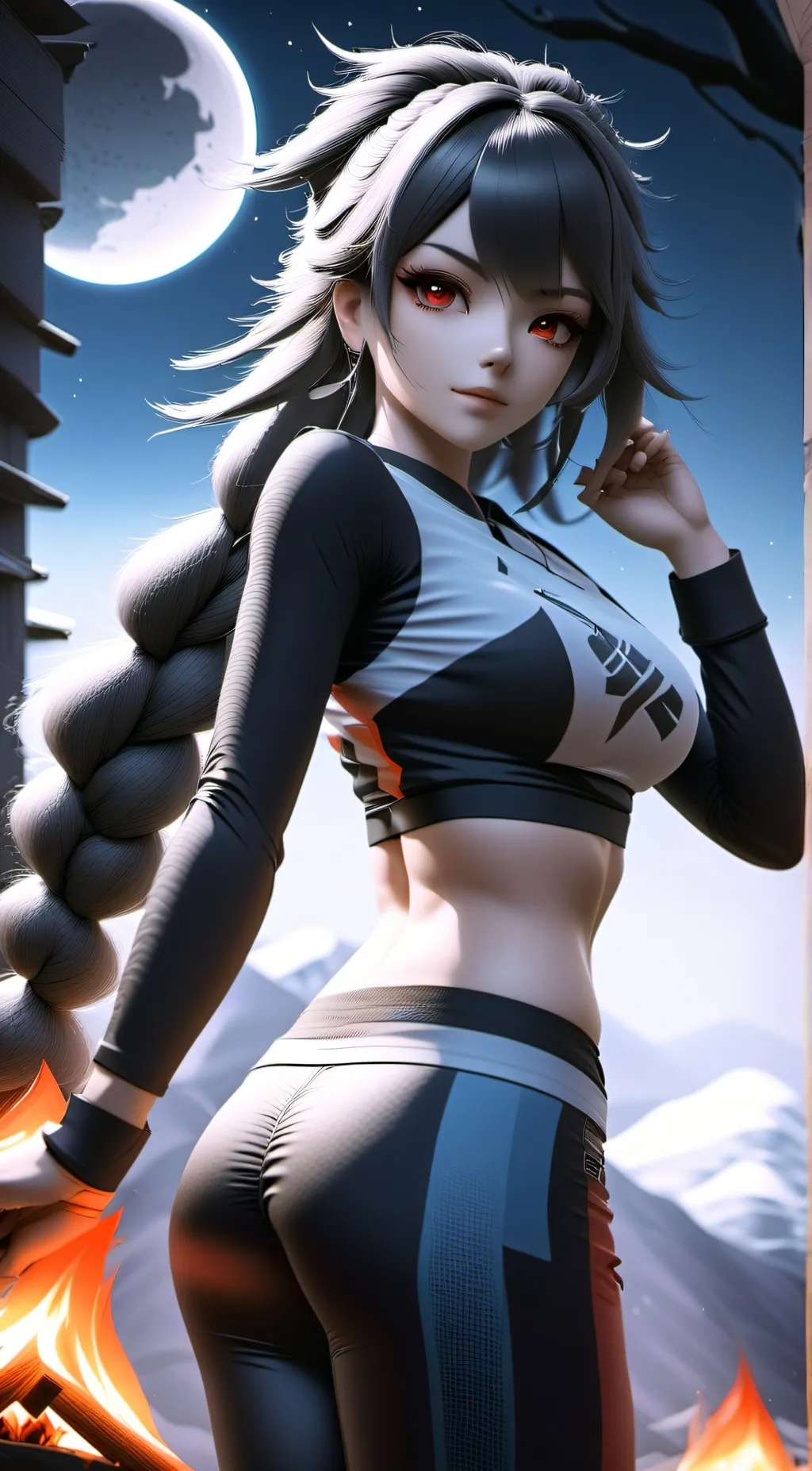 ai character: Akame background