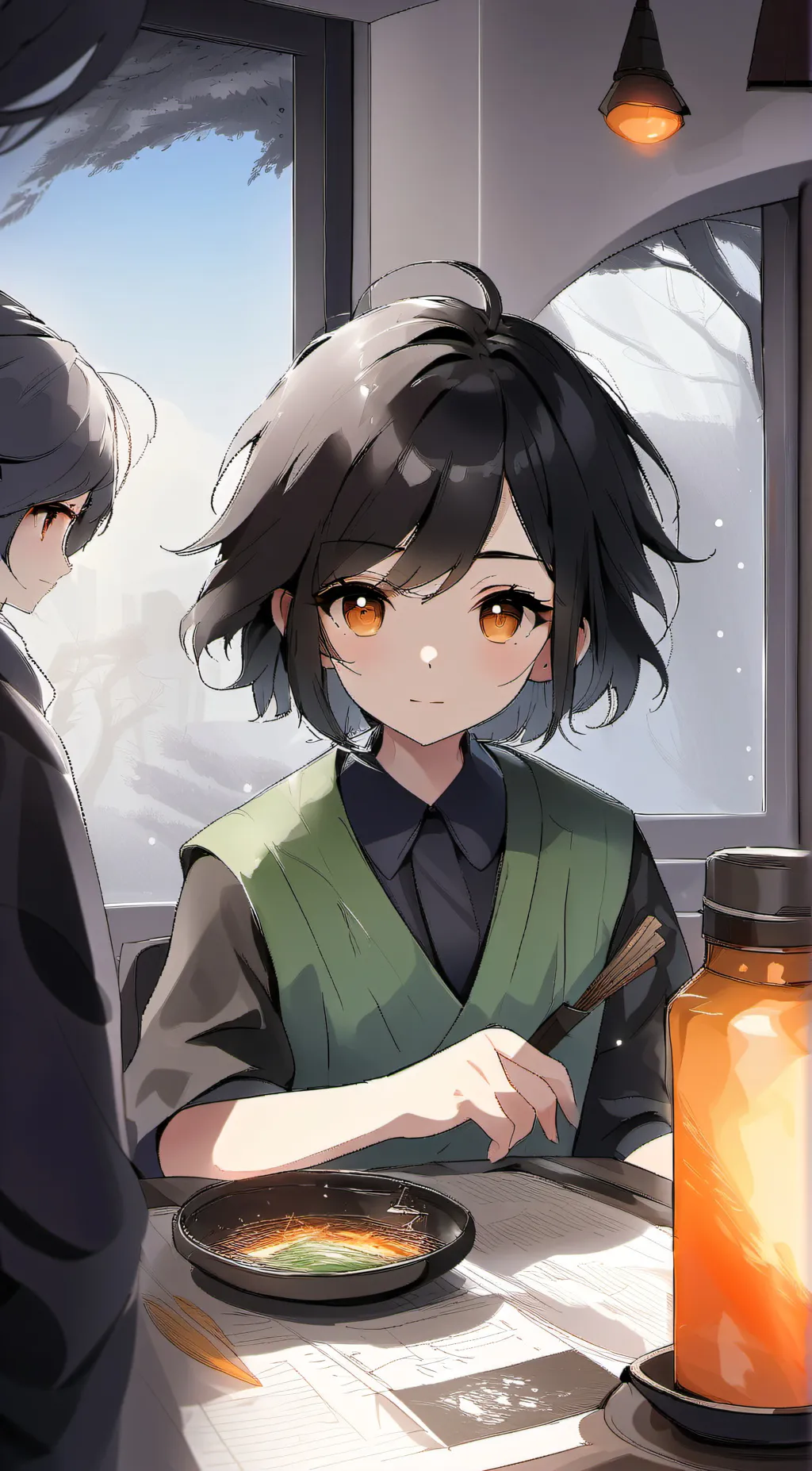 ai character: Alexis  background