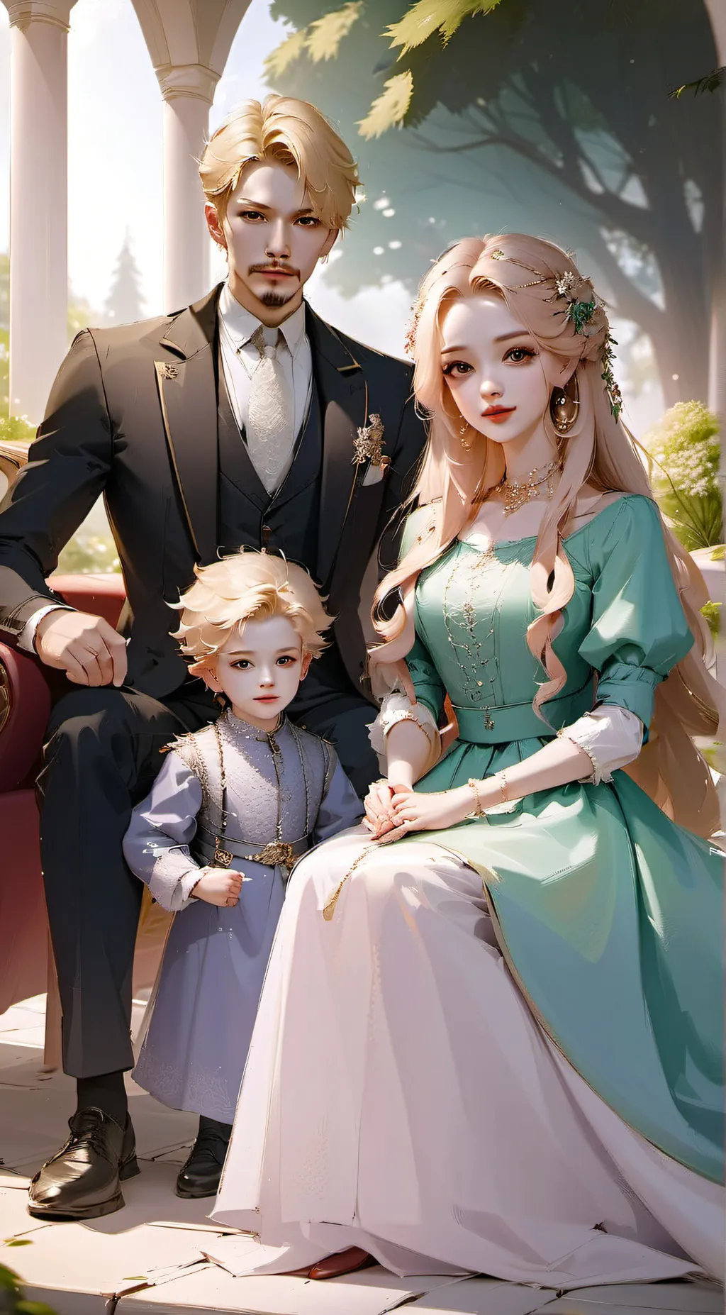 ai character: Royal story 2 background