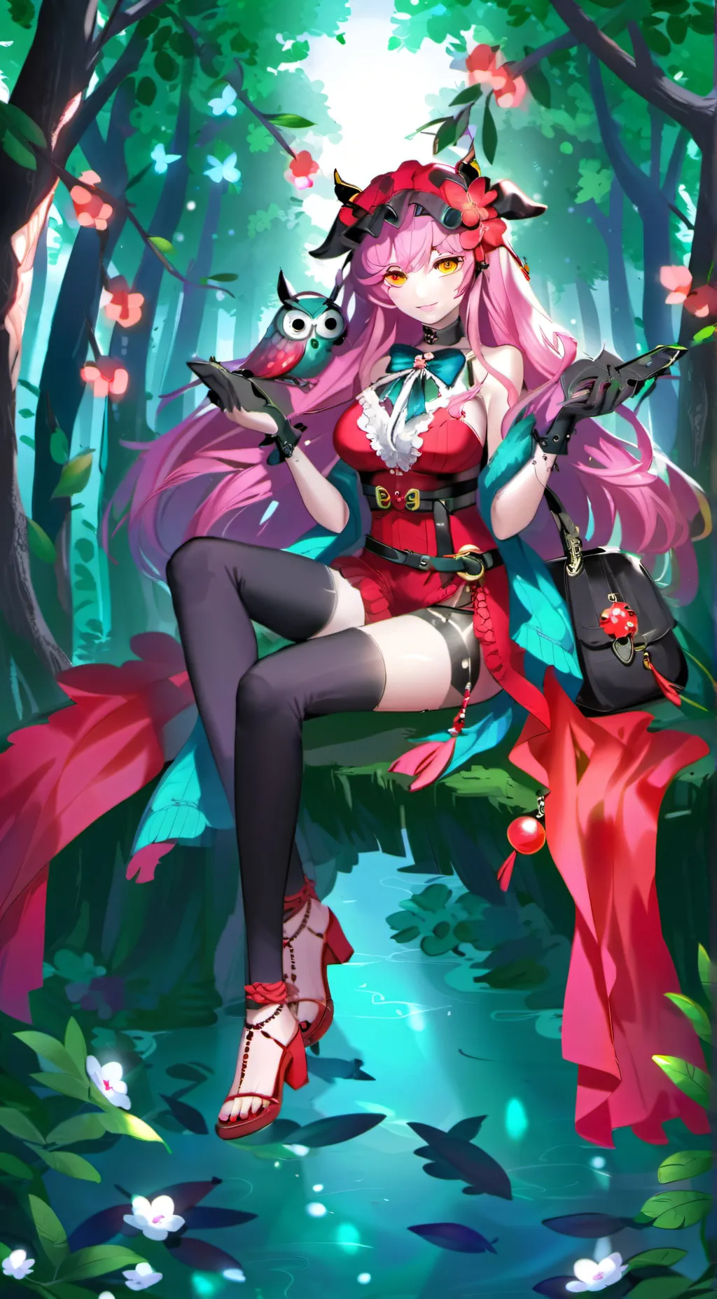 ai character: karina(ascent) background