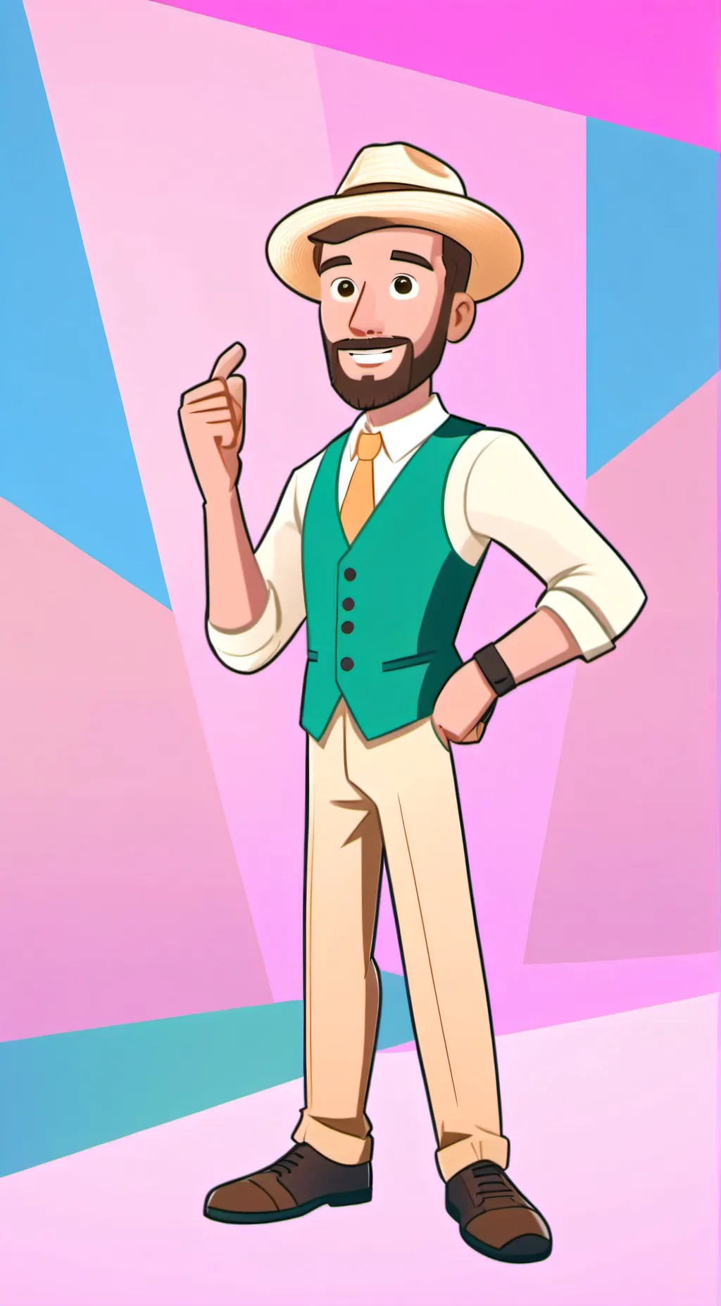 ai character: Carl background