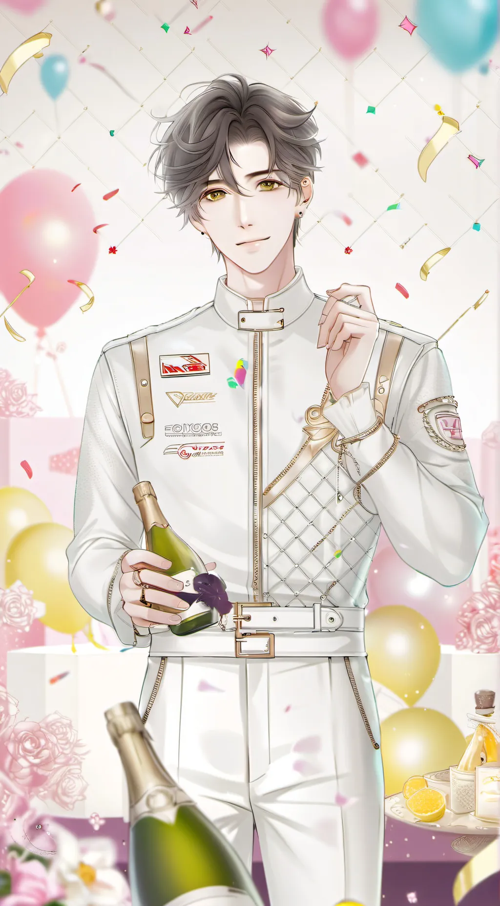 ai character: Louie  background