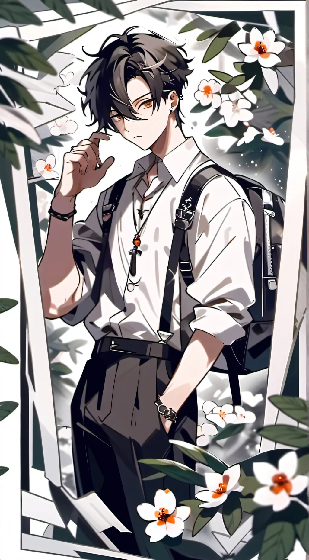 ai character: Ethan  background