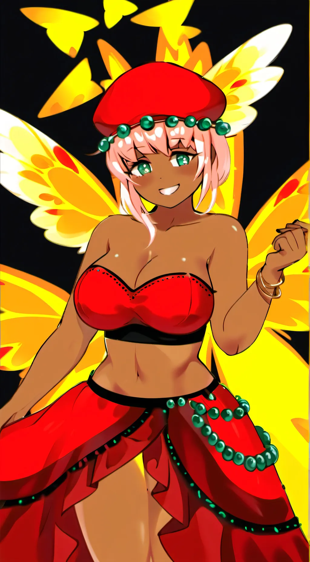 ai character: Edith up background