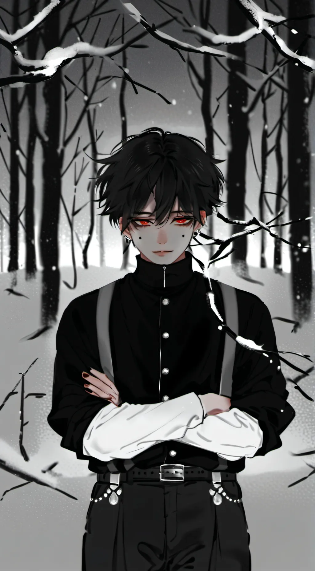 ai character: Justin ( ur boss)  background