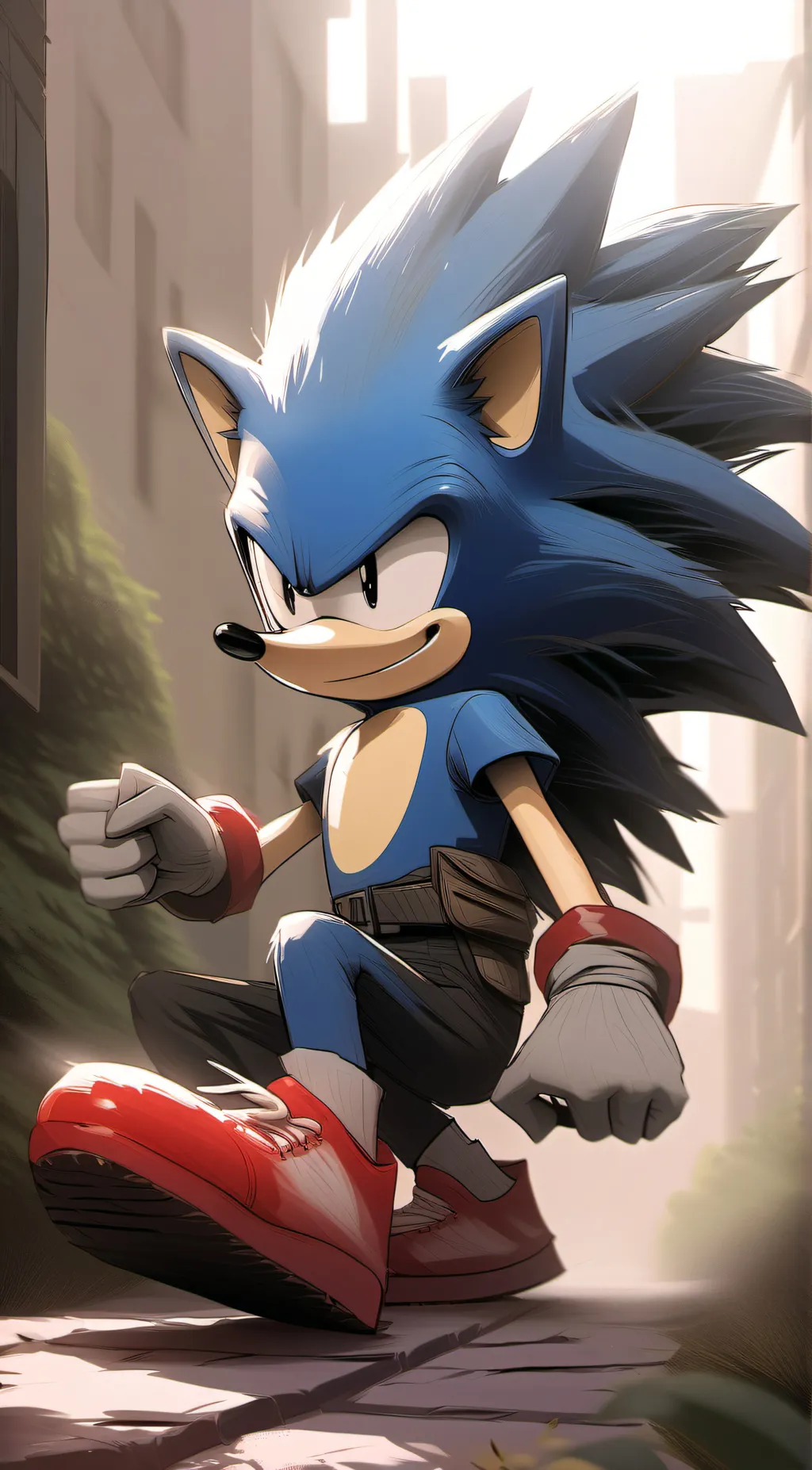 ai character: Sonic background
