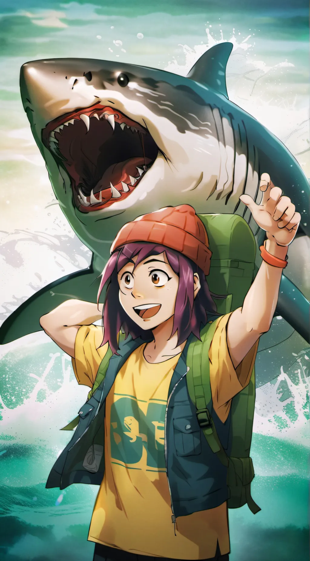 Talkie AI - Chat with Shark summer