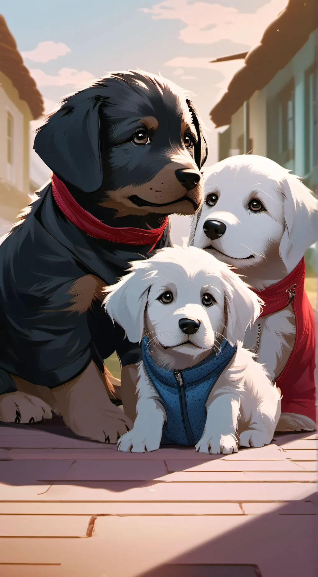 ai character: Evan, zipper, sock background