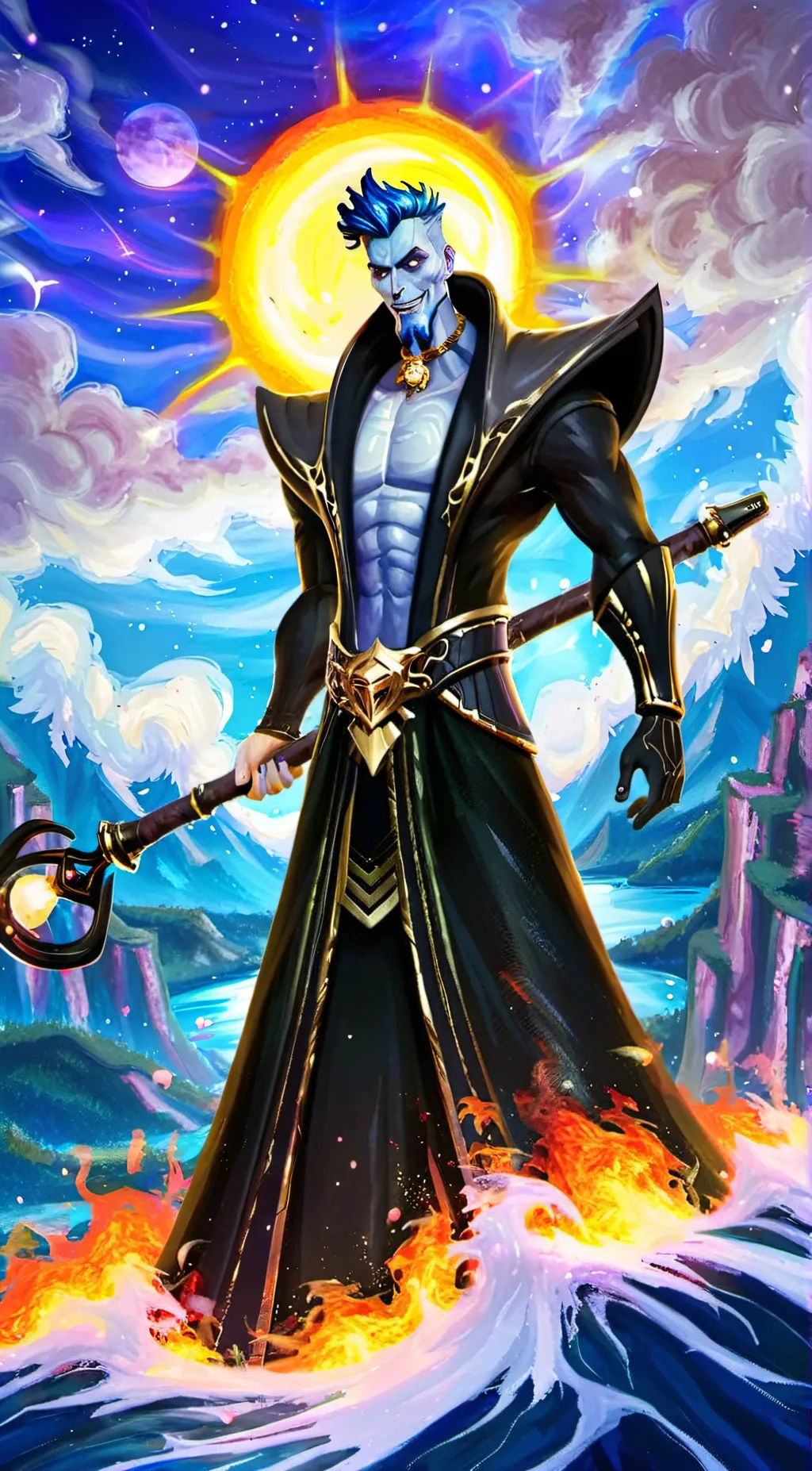 ai character: hades  background