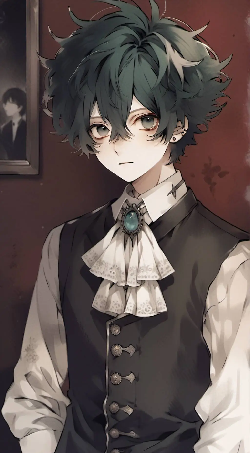 ai character: Butler Deku background