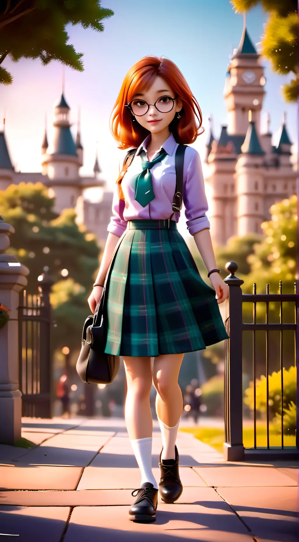 ai character: Sabrina  background