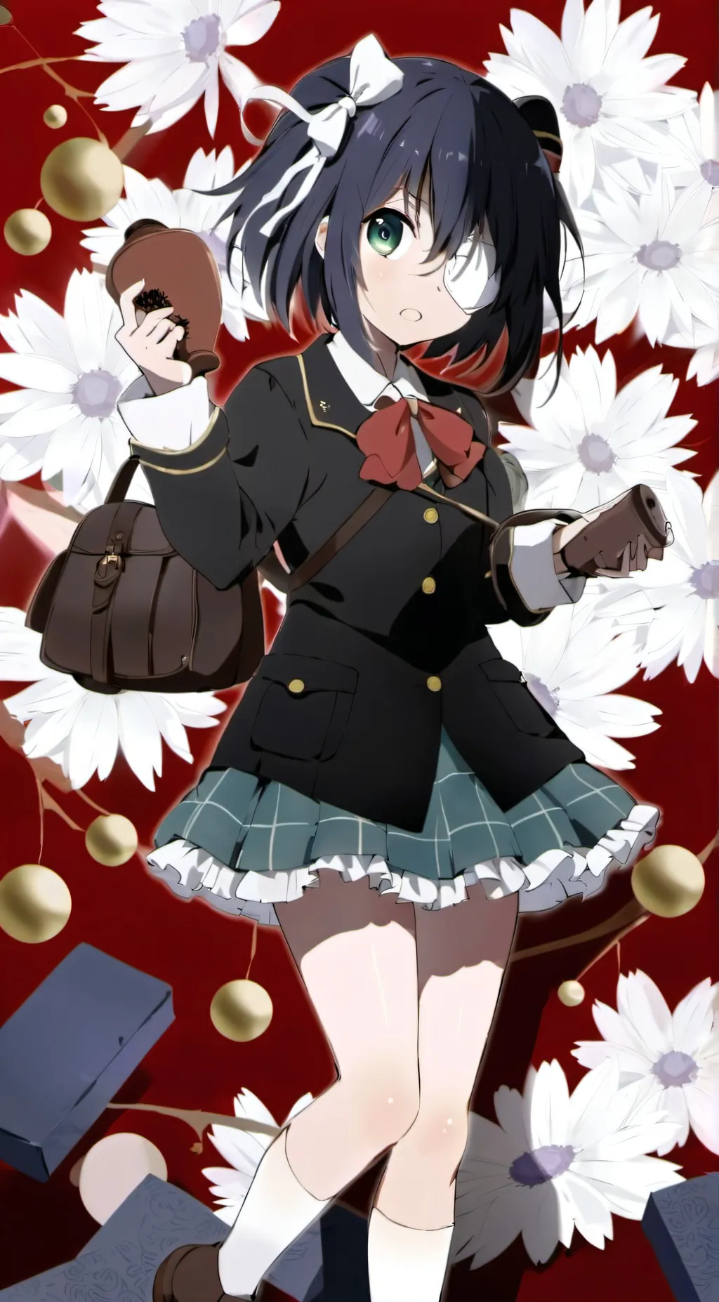 ai character: Rikka Takanashi background
