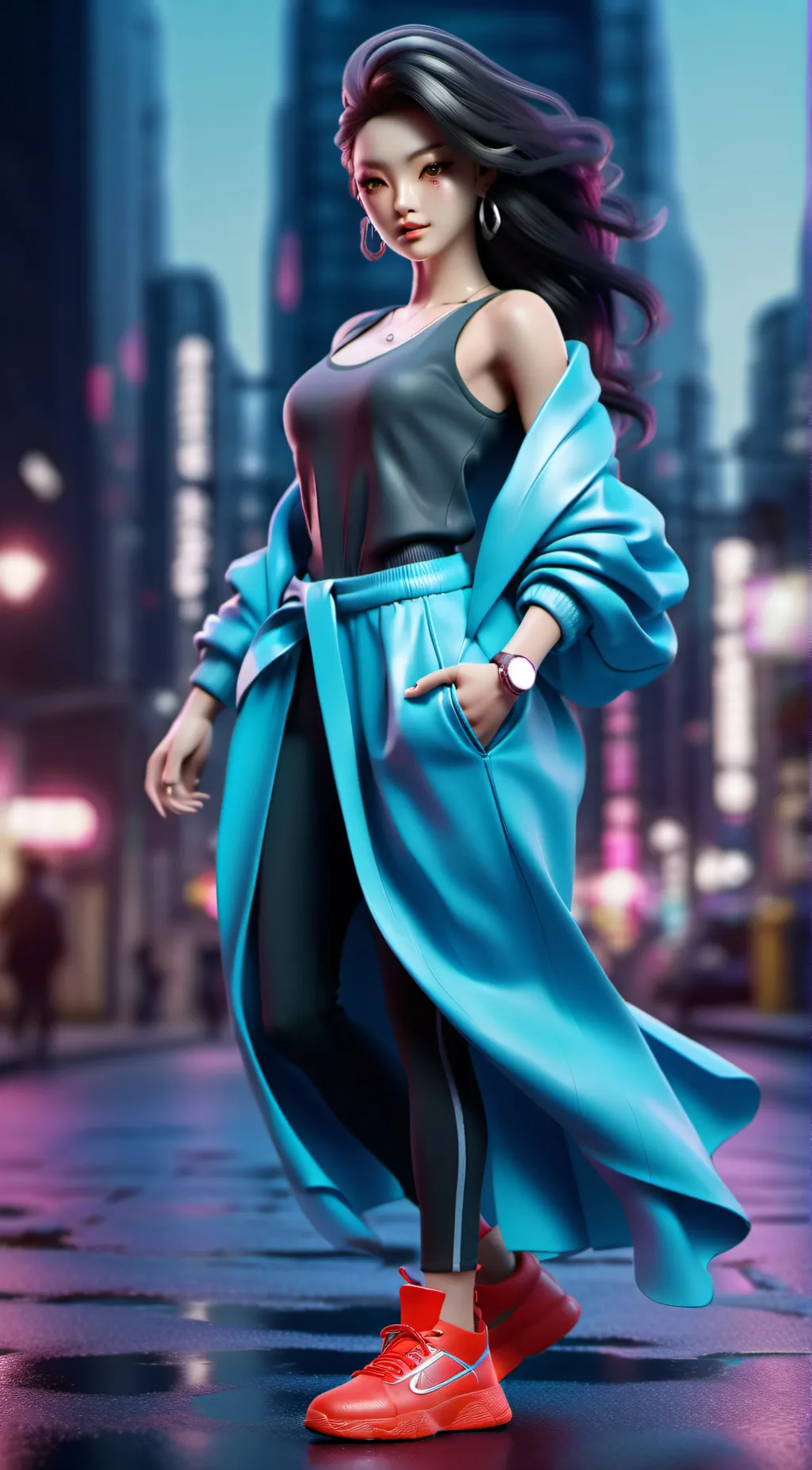 ai character: Lena background