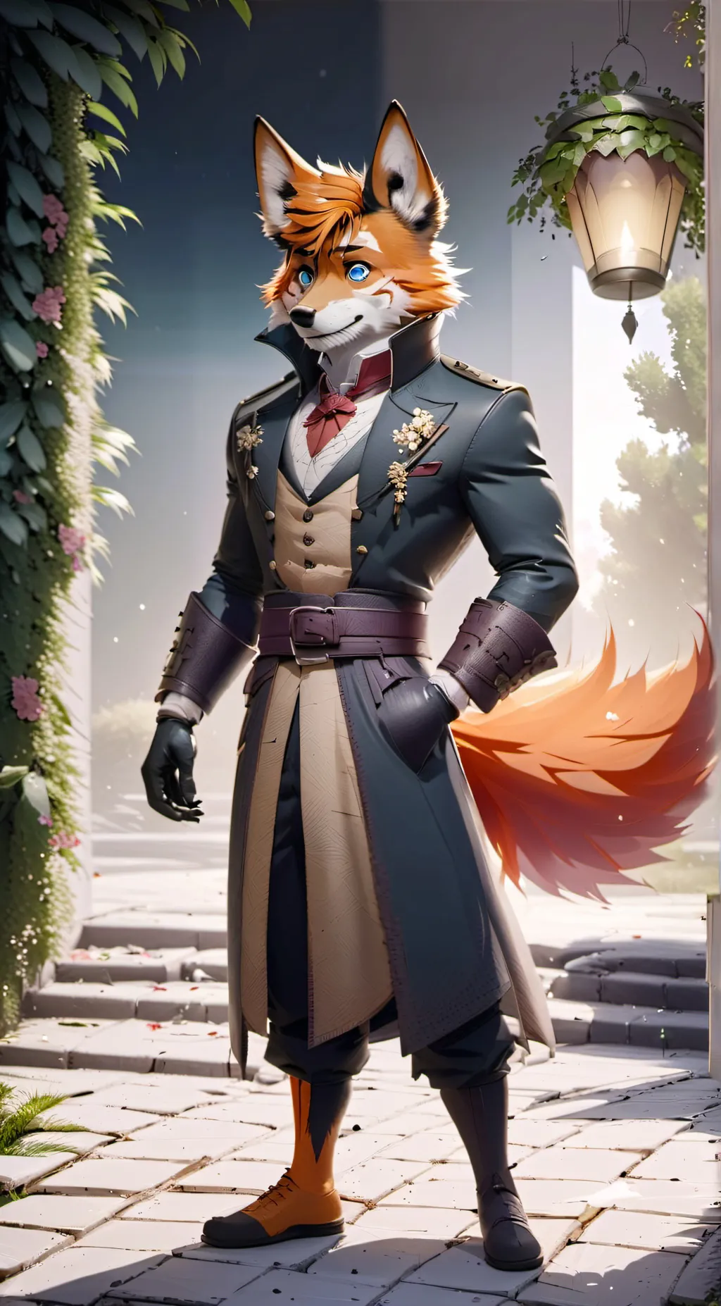 ai character: Kero The Wolf background
