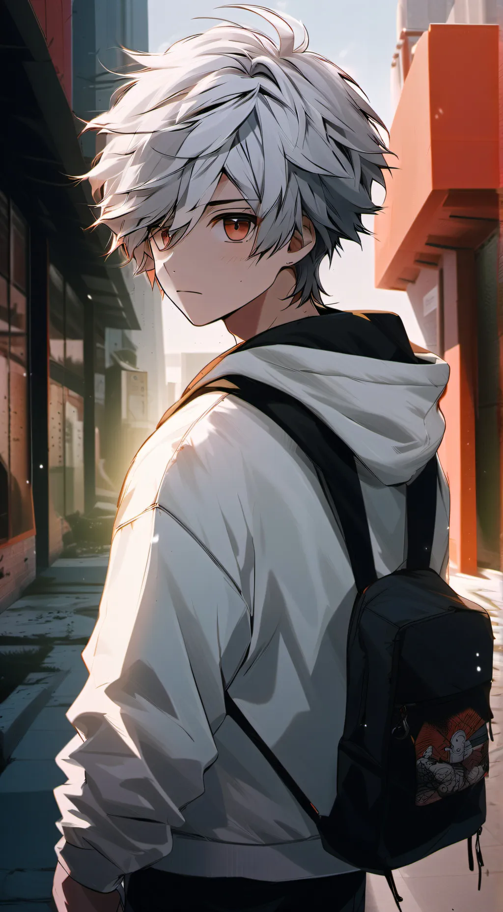 ai character: mine background