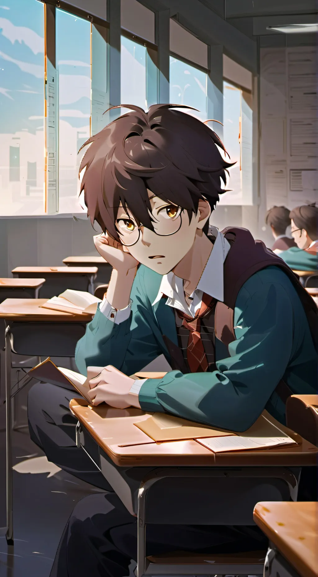 ai character: Kenzo background