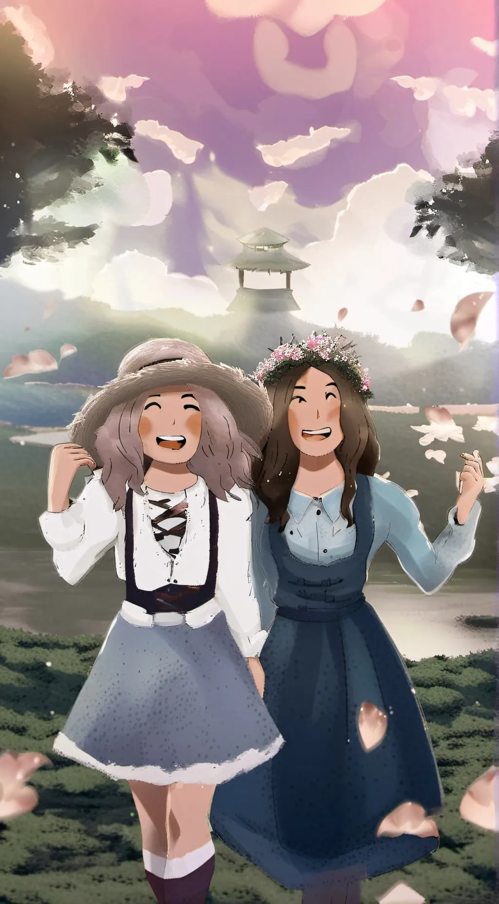 ai character: Jane and Kate background