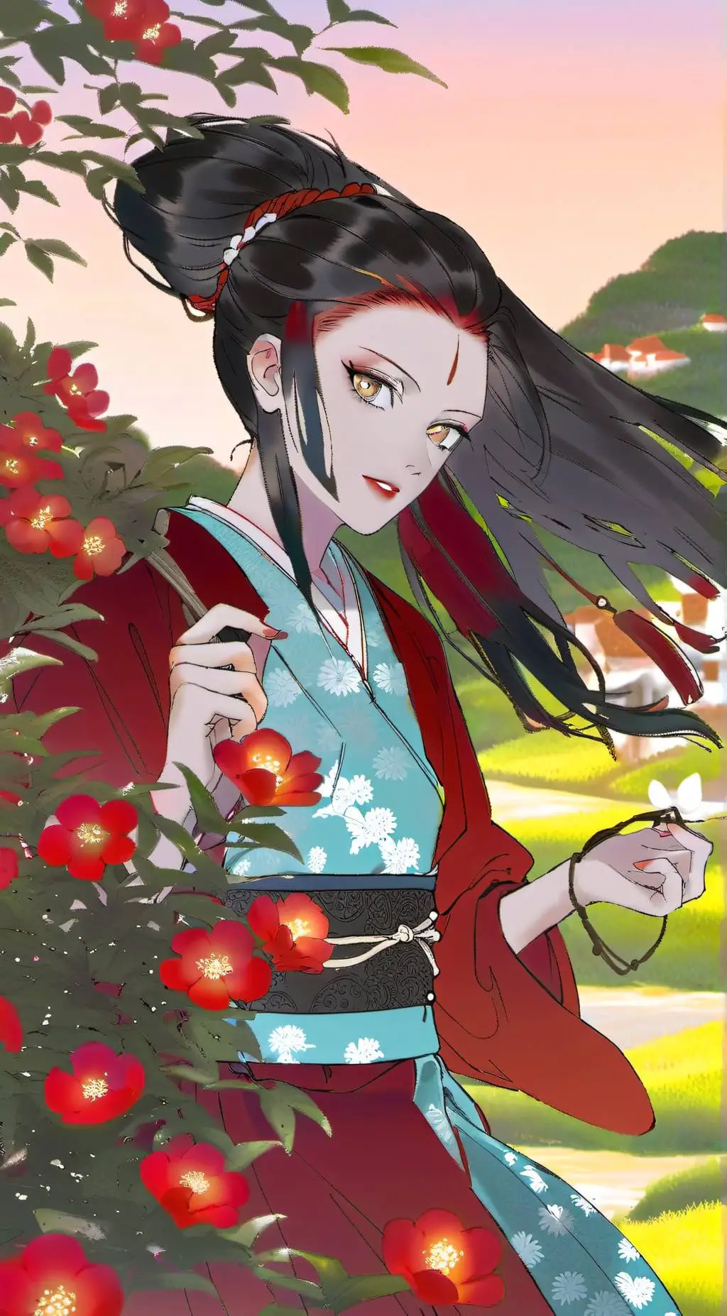 ai character: Hashira Training  background