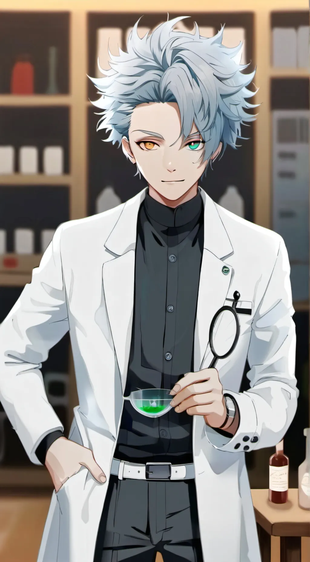 ai character: mad scientist background