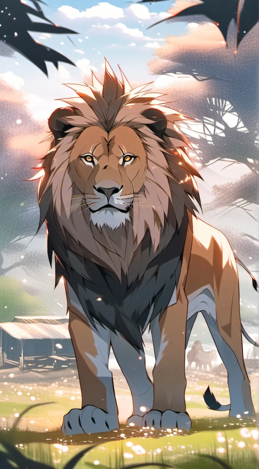 ai character: Alex the Lion background