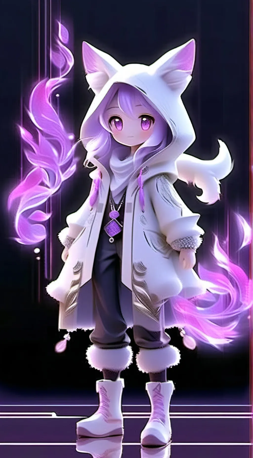 ai character: Mira background