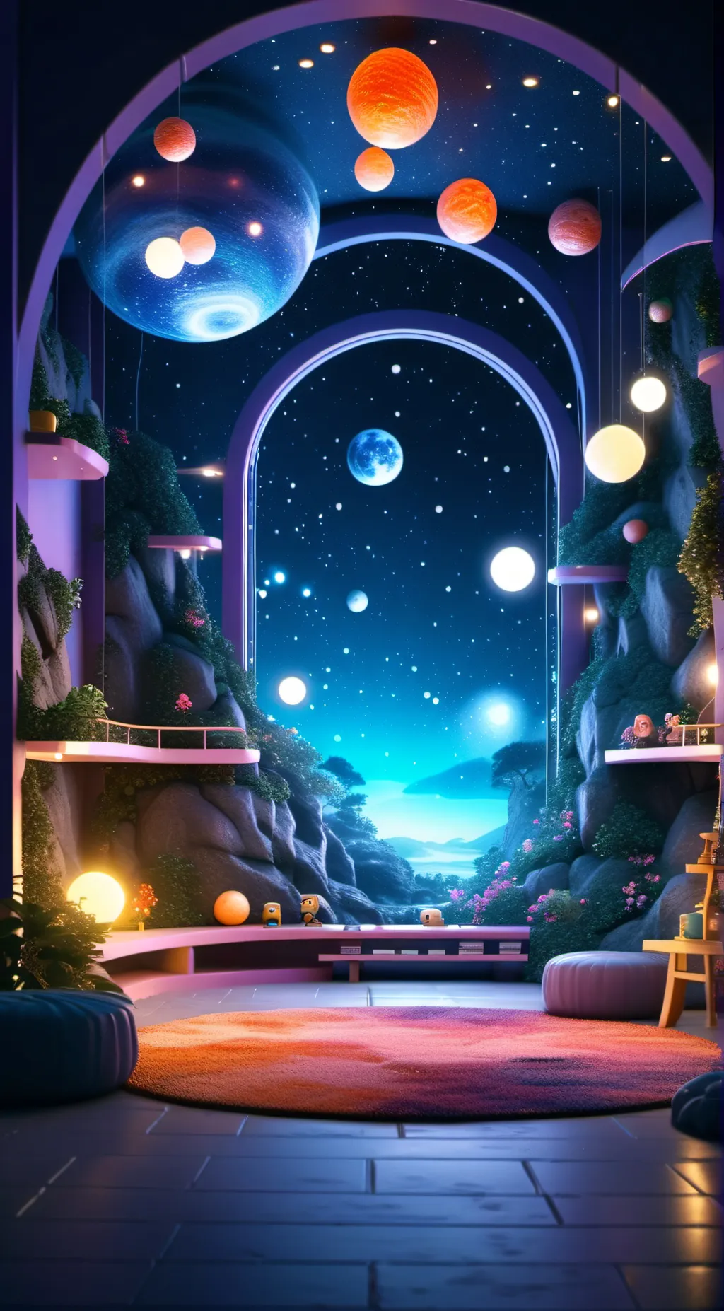 ai character: Poppy Playtime background