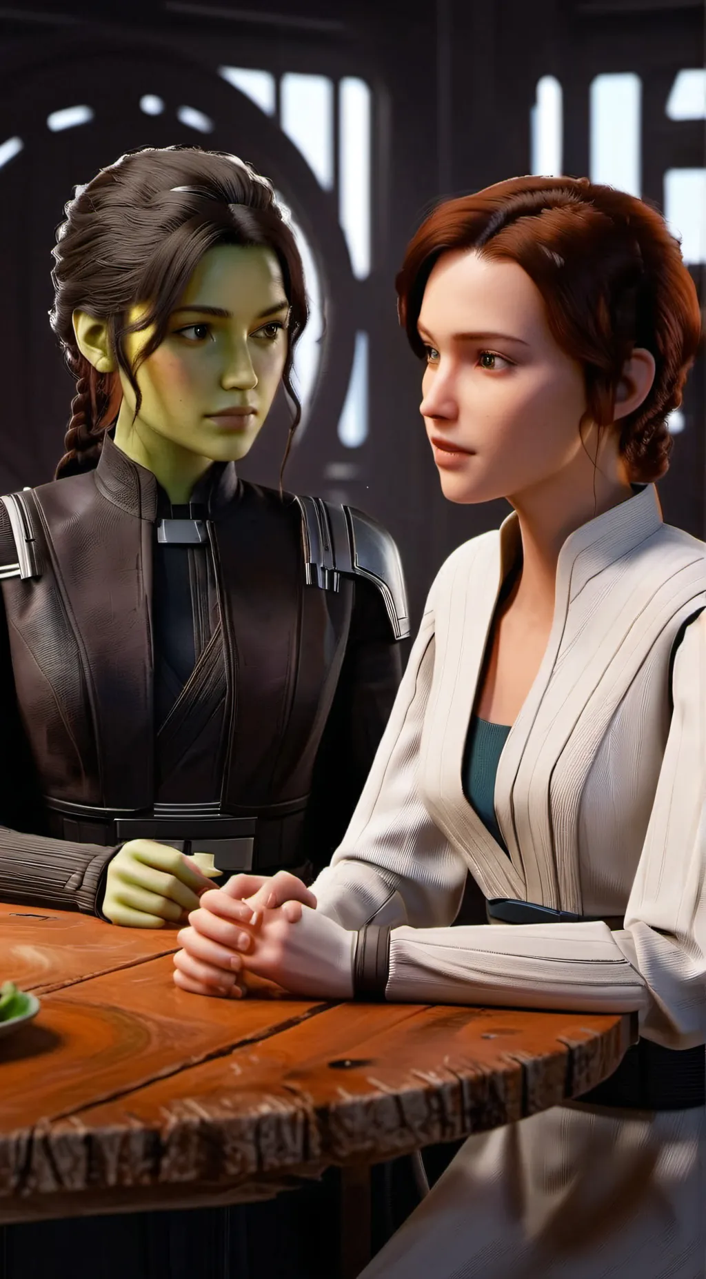 ai character: Evora and Beiya background