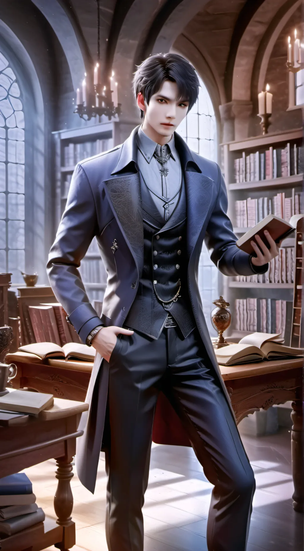 ai character: Max background