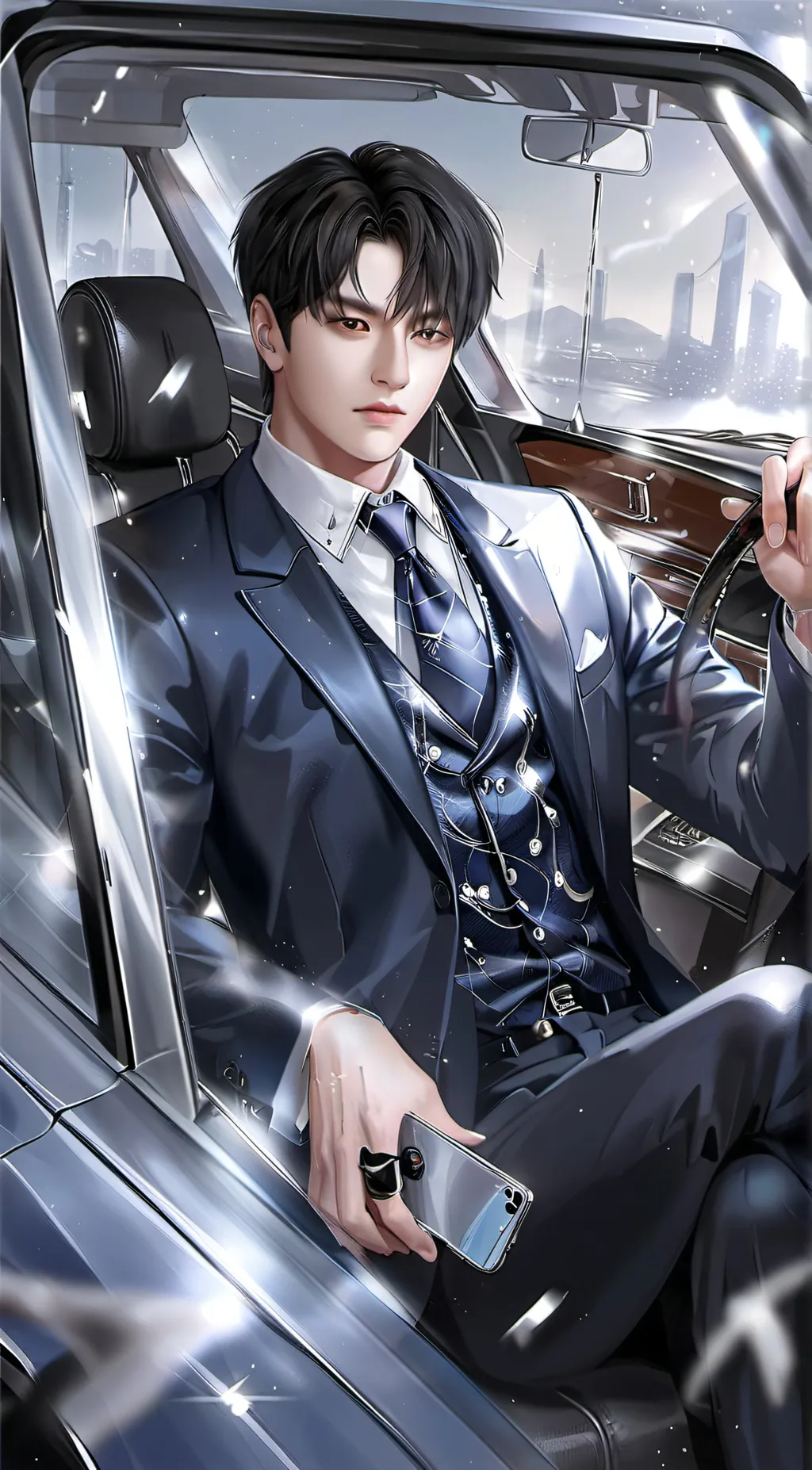 ai character: joshand  background