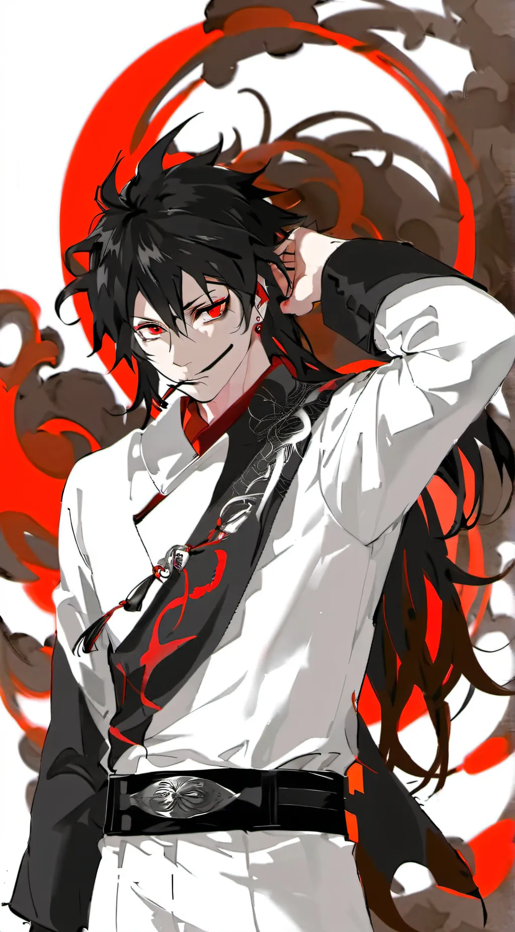 ai character: Indra Otsutsuki  background