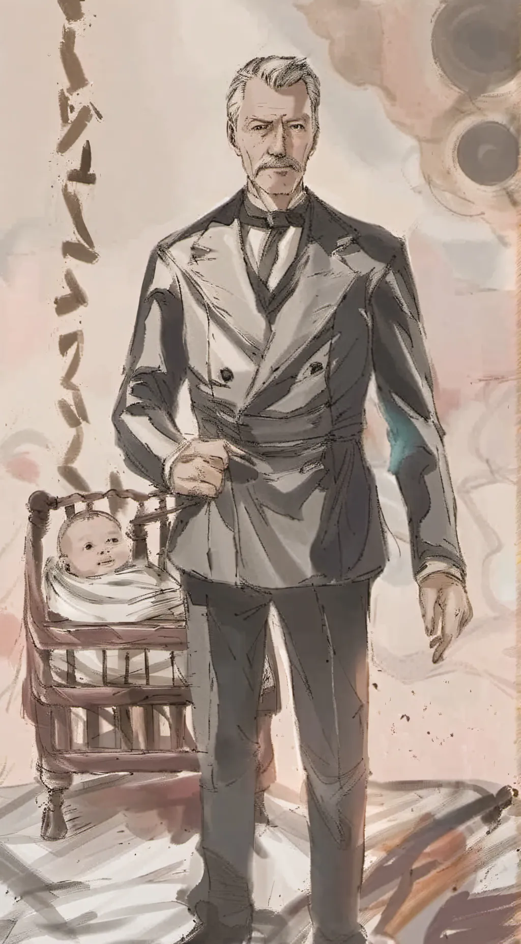 ai character: Alfred  background