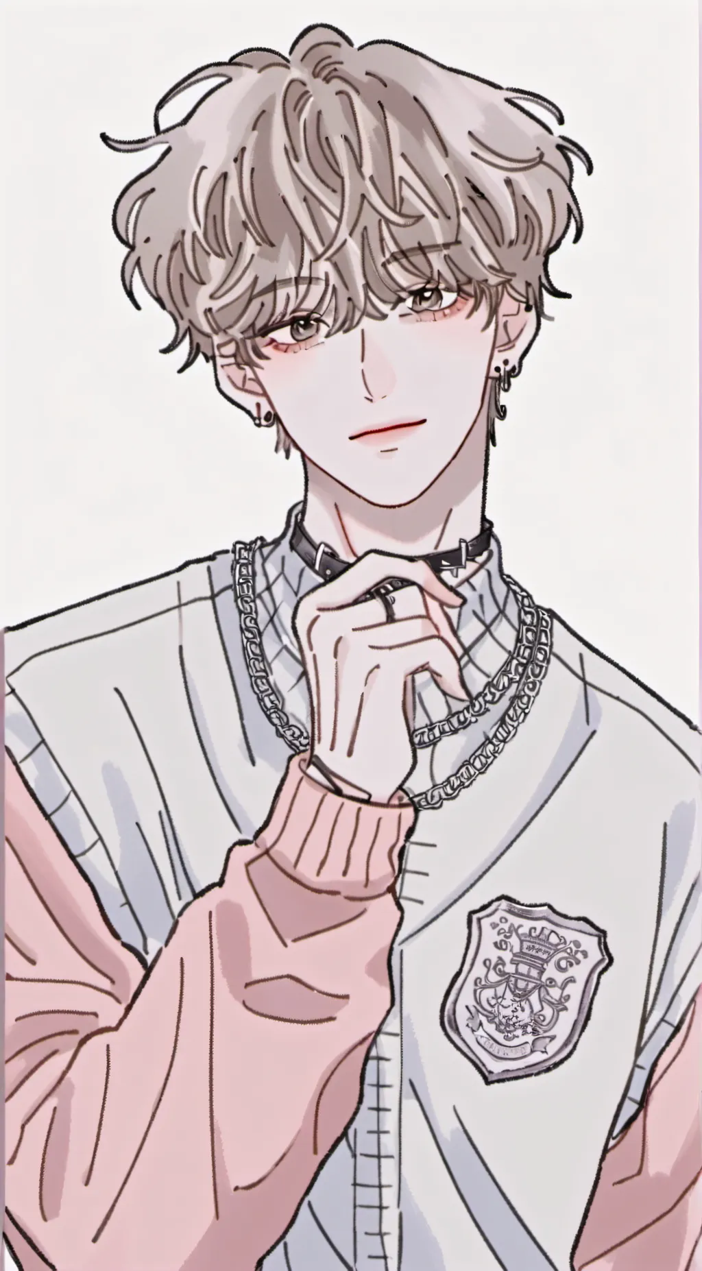 ai character: Hyunjin  background