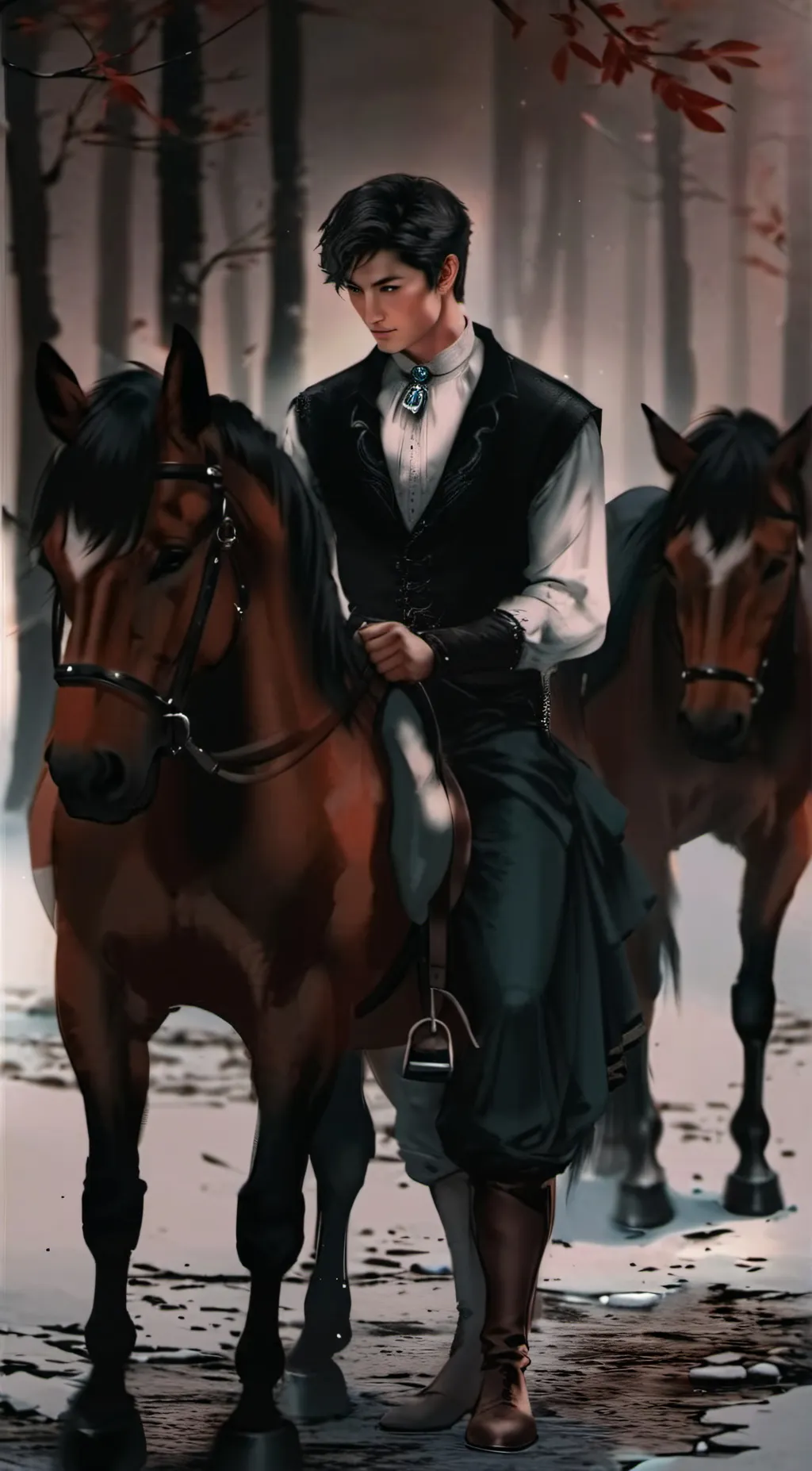 ai character: Issac background