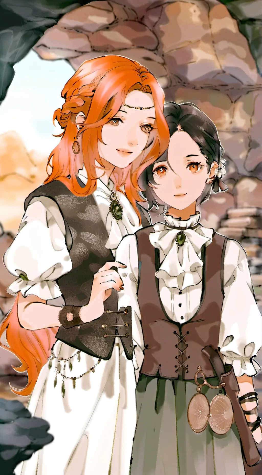 ai character: Meph and Robyn background