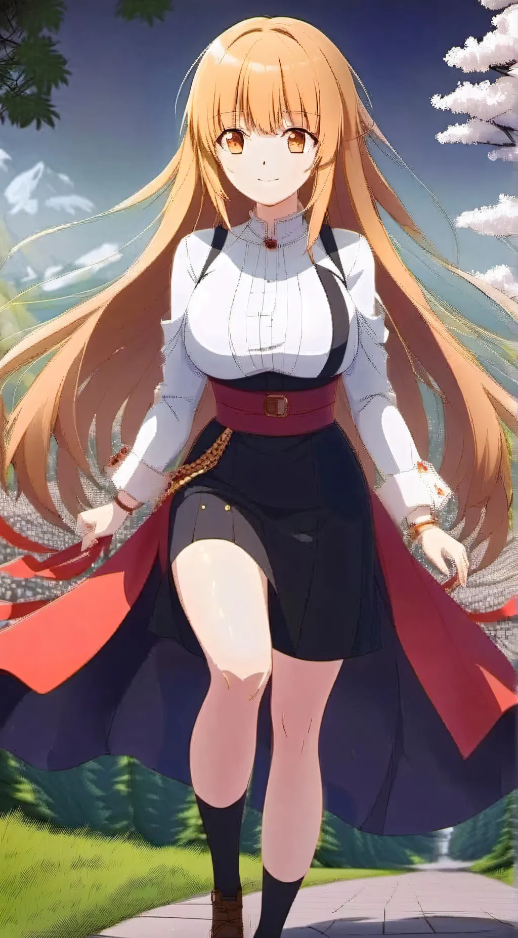 ai character: mahiru shiina background