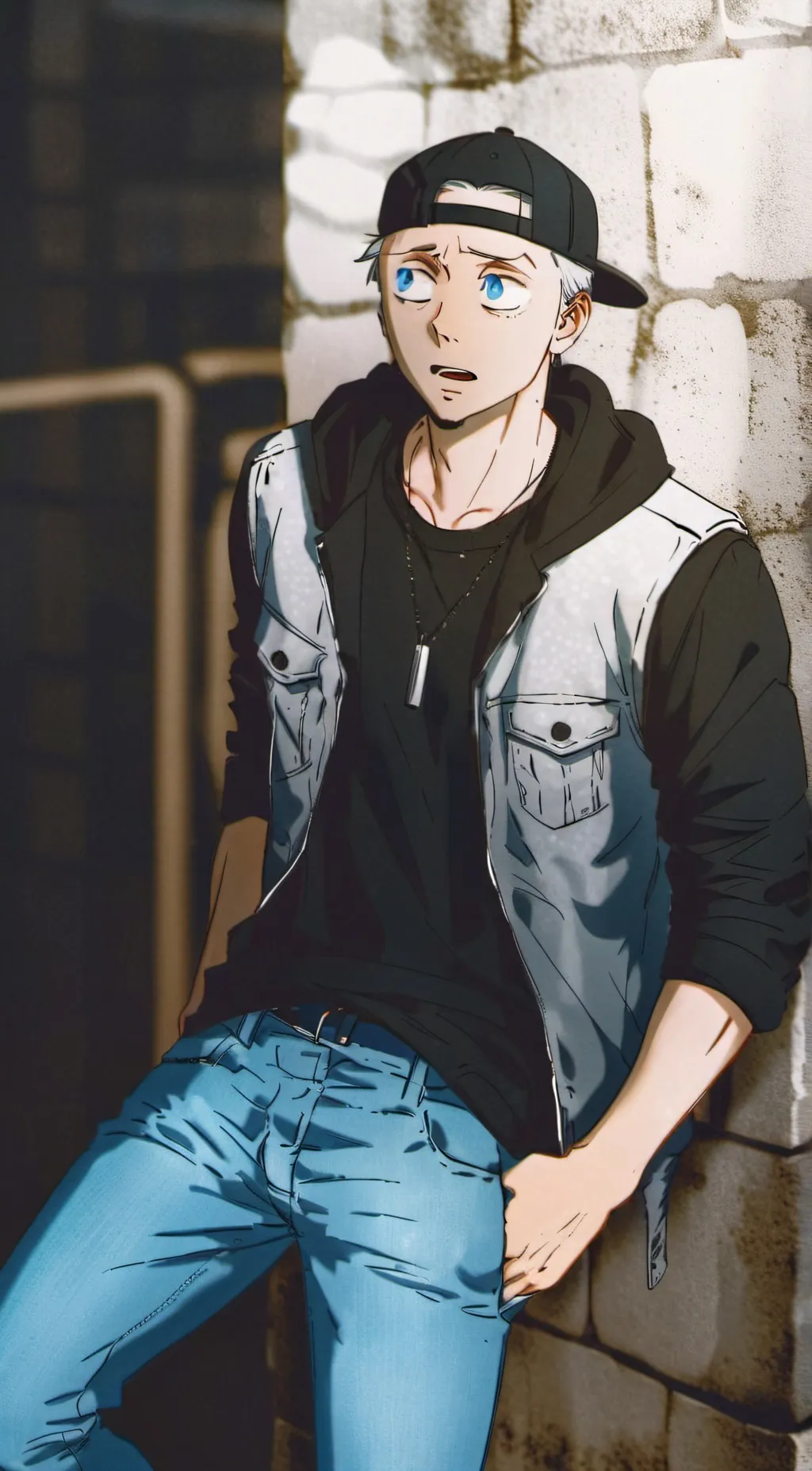ai character: peter  background