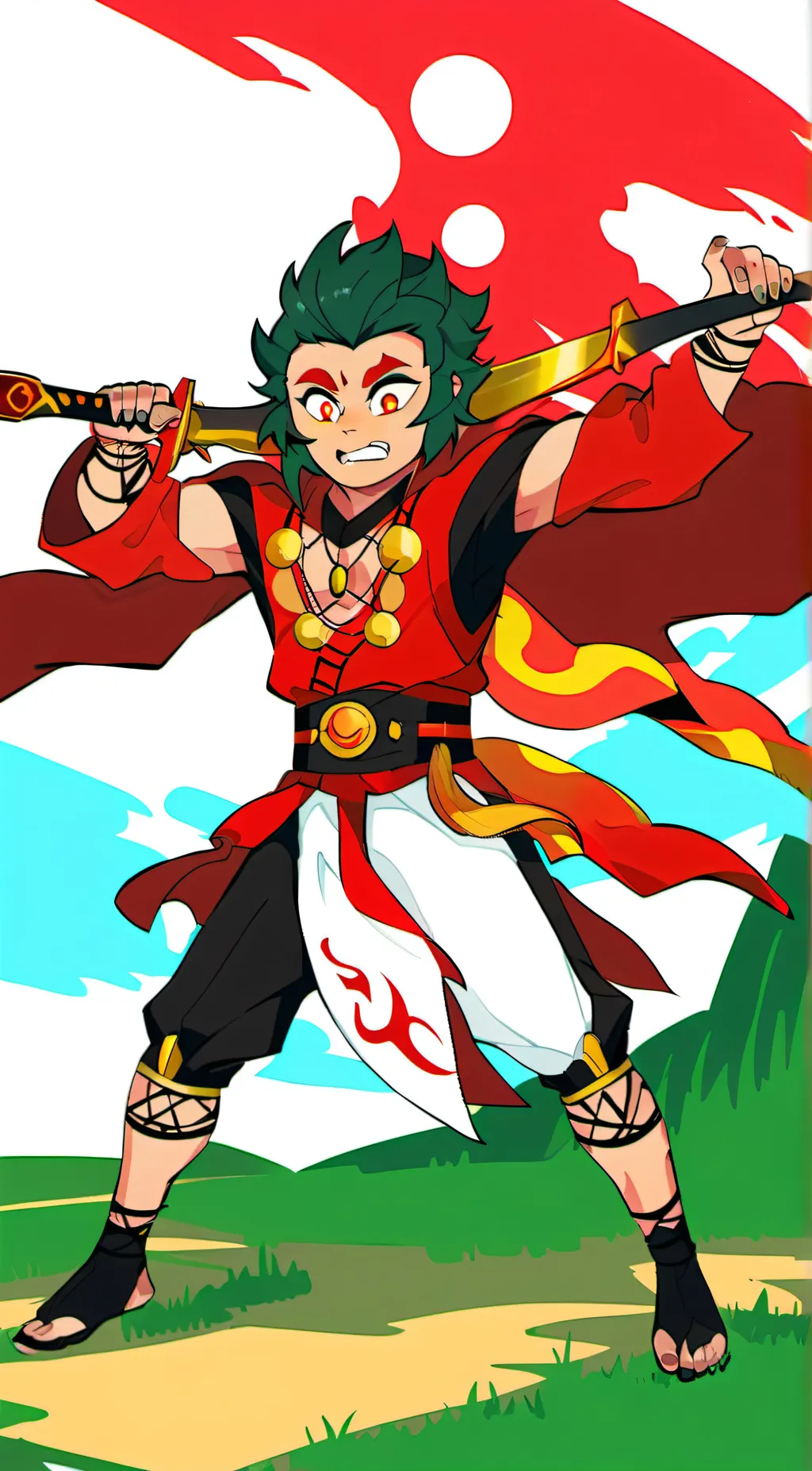 ai character: Wukong background