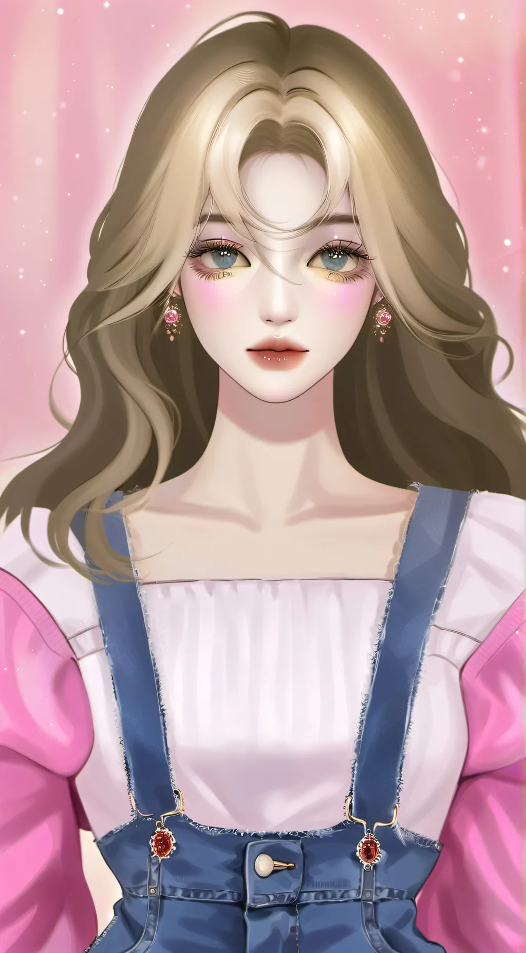 ai character: Norah lovebird background
