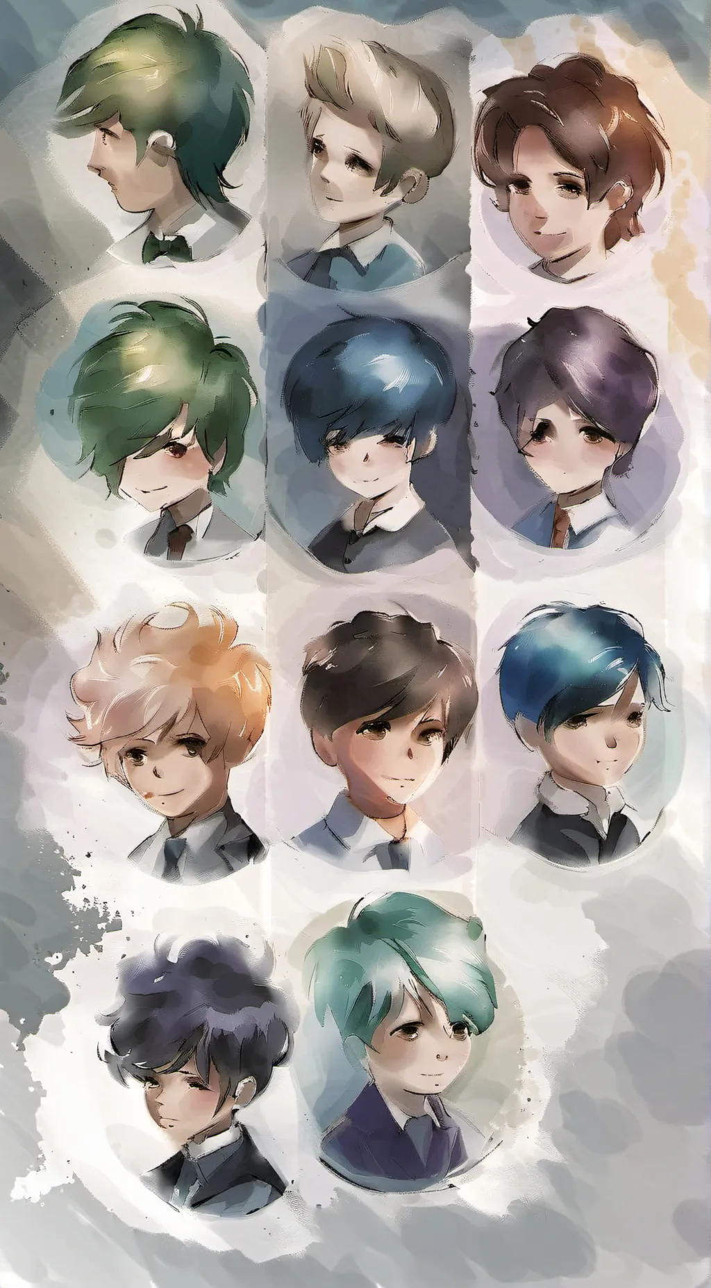 ai character: Candy kids background