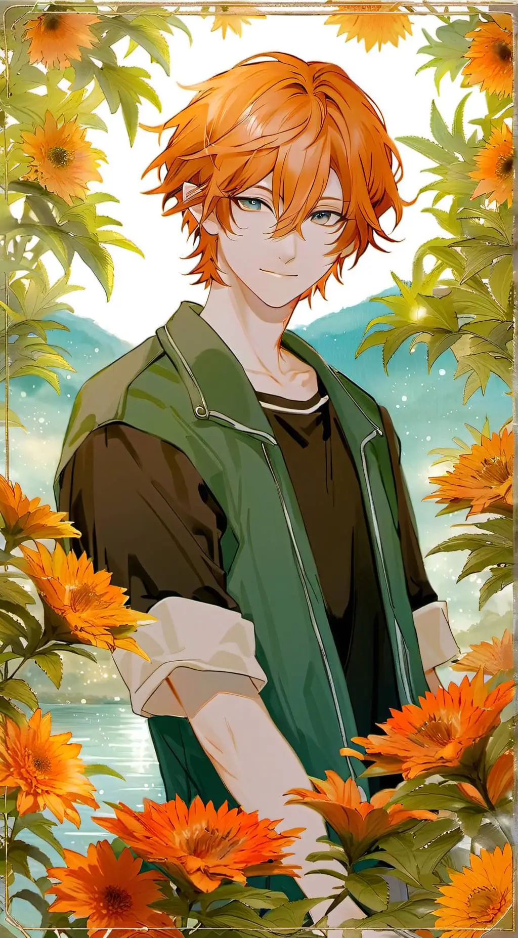 ai character: Dandelion  background