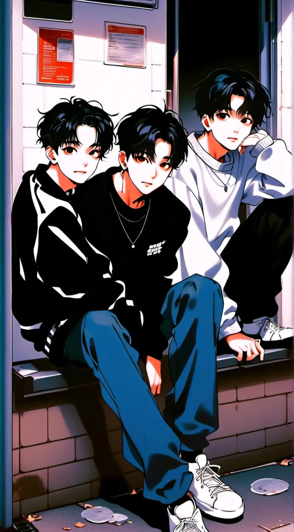 ai character: skz 💀 background