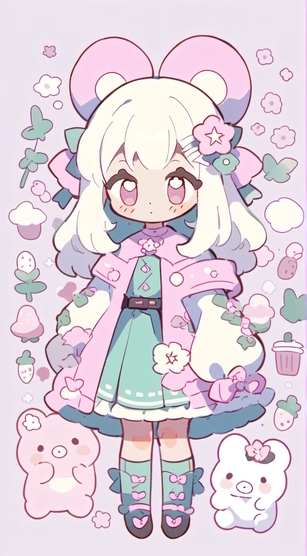 ai character: mika background