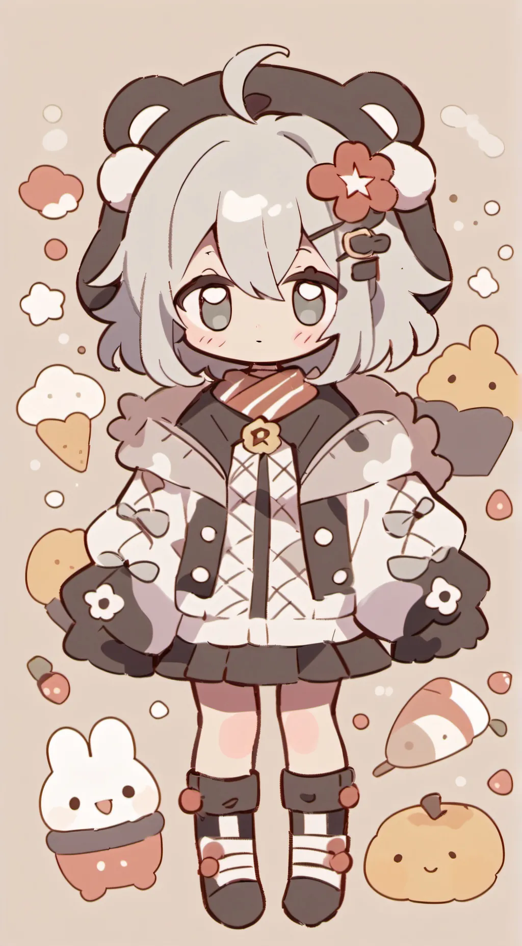 ai character: Teddy background