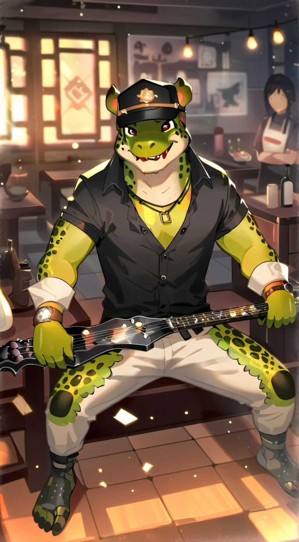 ai character: Alfas  background