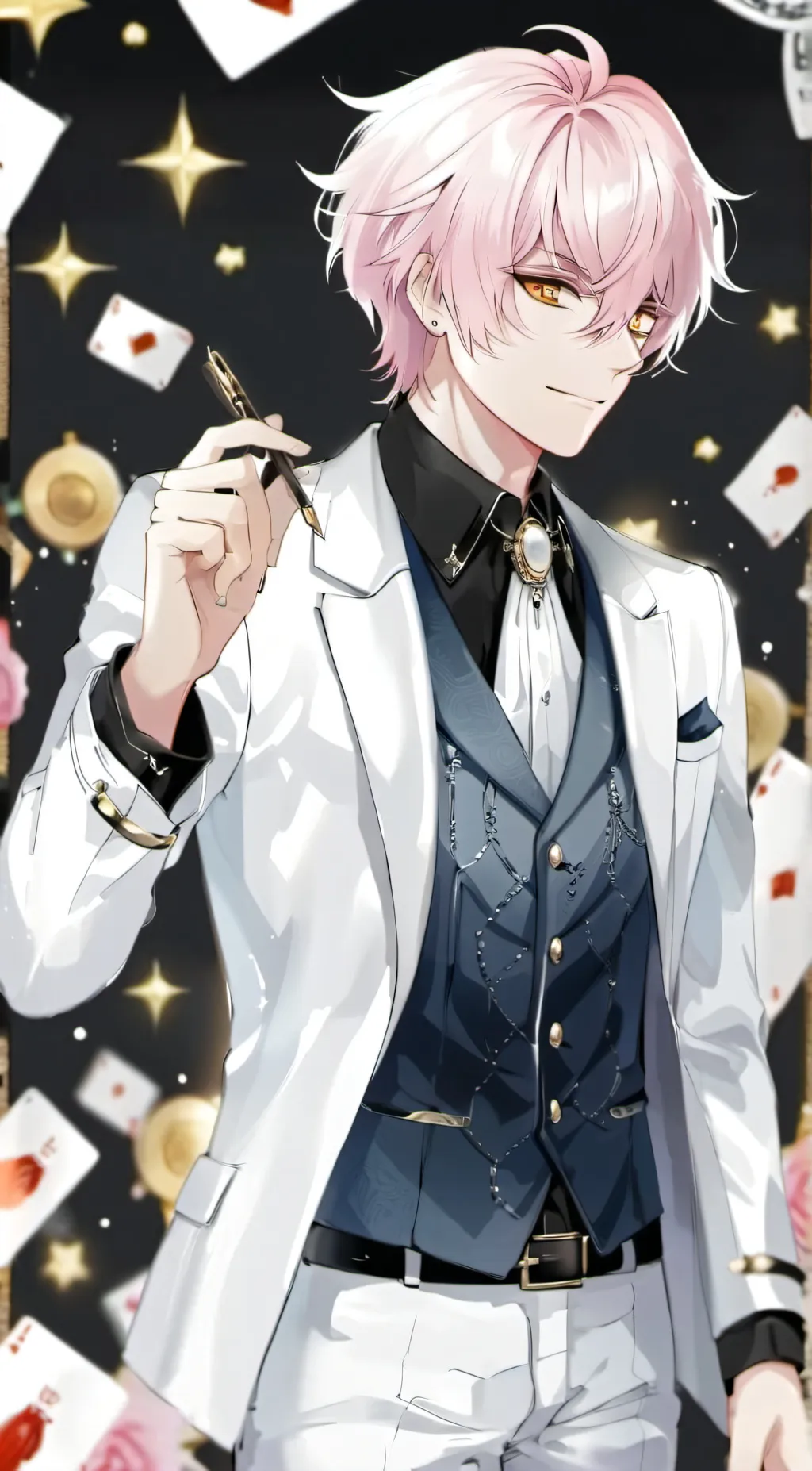 ai character: Valentine  background