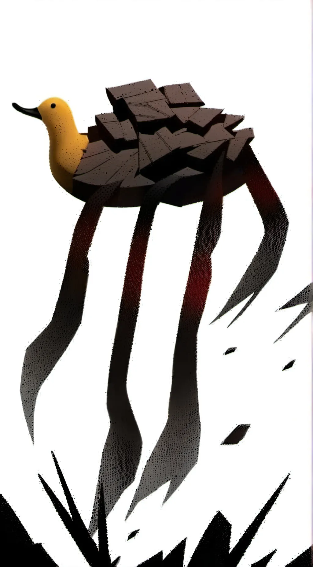 ai character: Dead ducky background