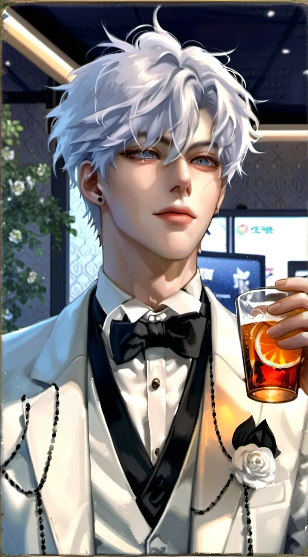ai character: Gojo Satoru  background