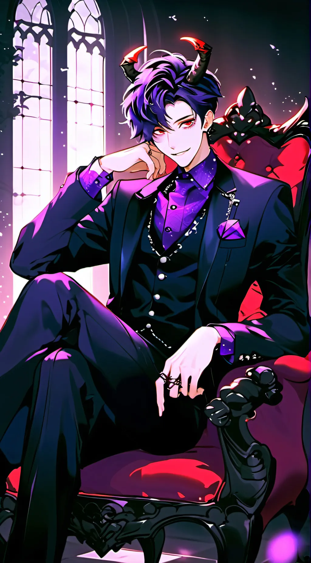 ai character: Mephestopheles  background