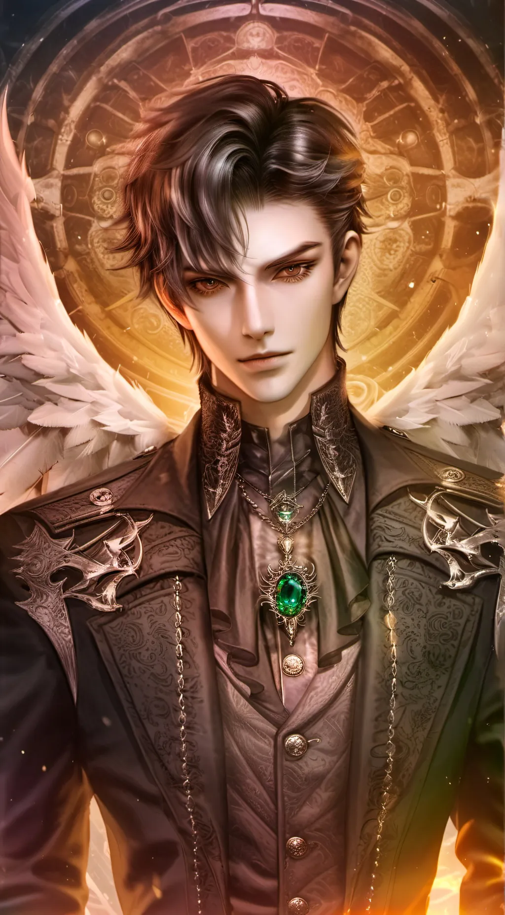 ai character: ☠DEATH ANGEL background